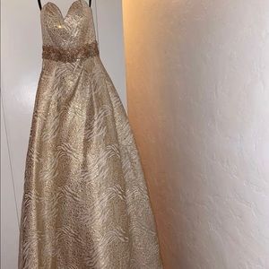 Gold gown